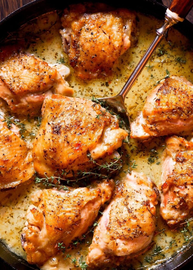 Herb Roasted Chicken Thighs - MAKINGOURLIFEMATTER